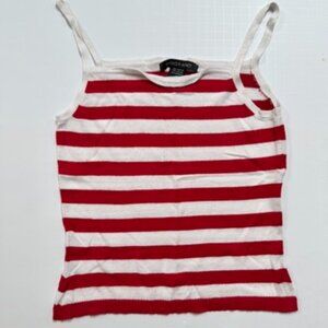 AMANDA VINCI / STRIPED TANK TOP / SIZE SMALL